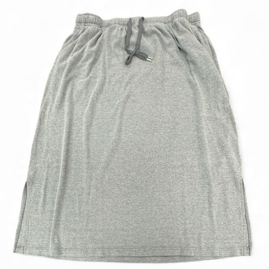WOMAN WITHIN GRAY FULL LENGTH SKIRT 196 SZ 22/24 *PILING