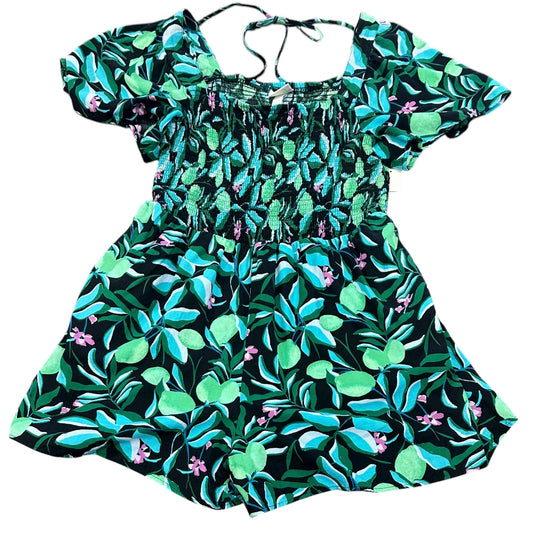 AVA & VIV BLACK TROPICAL ROMPER 100 XXL