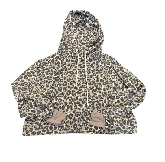 ZENANA ANIMAL PRINT HOODIE - LARGE - 73