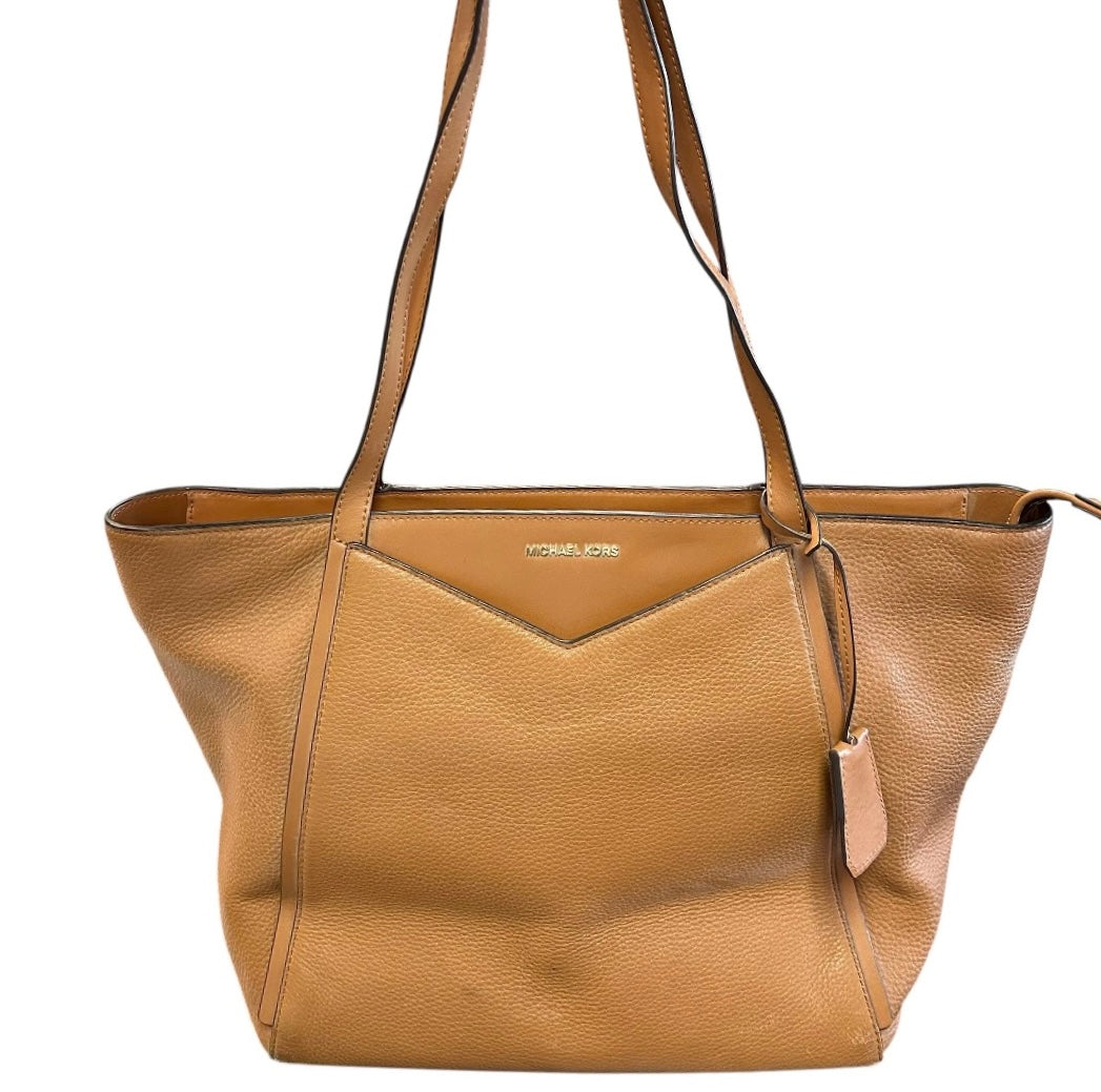 MICHAEL KORS WHITNEY PEBBLE LEATHER TOP HANDLE TOTE 227