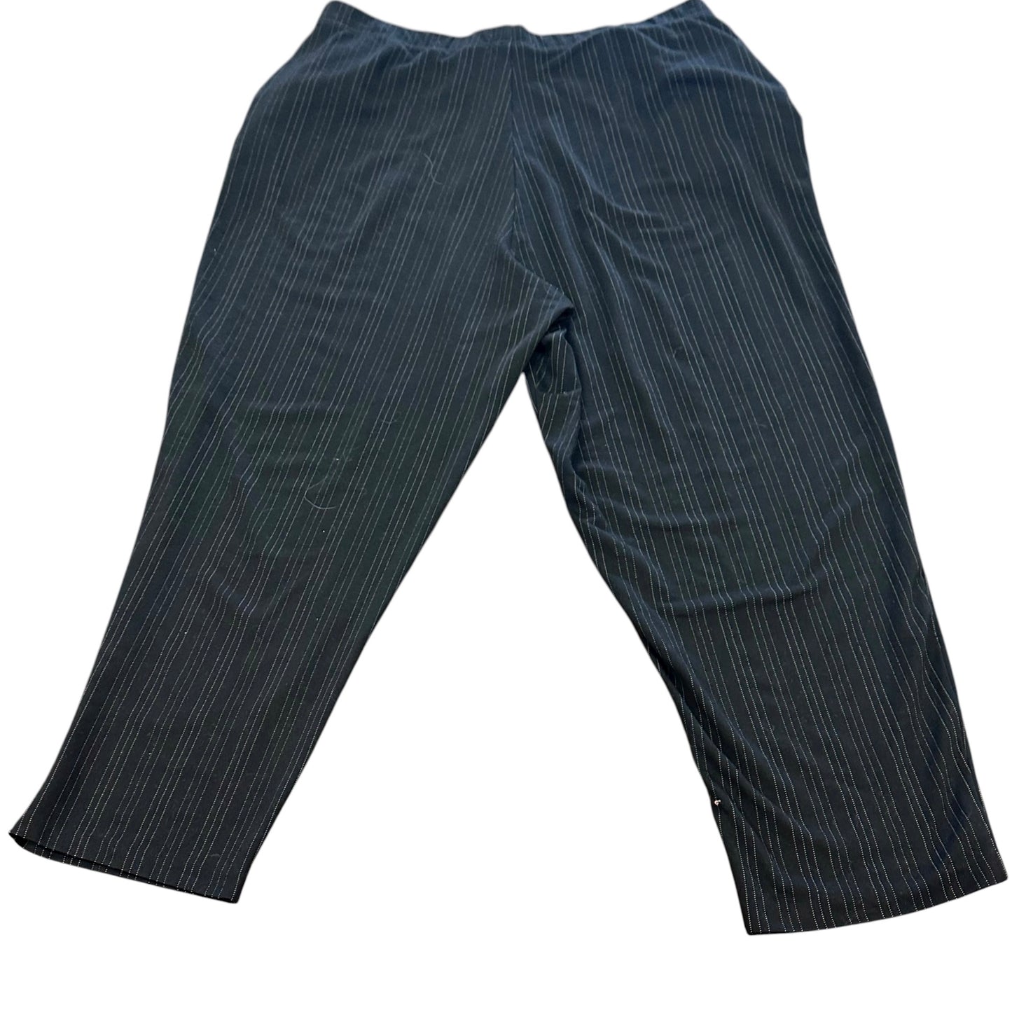 WHITE STAG BLACK PULL ON PANTS 85 2X