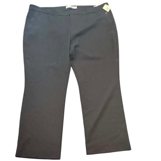 OLD NAVY BLACK STRAIGHT TROUSERS 270 Sz 18
