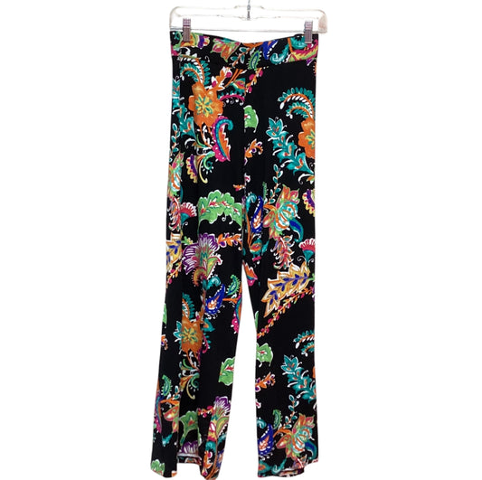 RALPH LAUREN WIDE LEG PALAZZO PANTS COLORFUL PAISLEY - 2X - 210