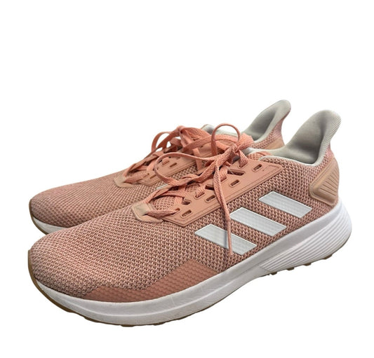 ADIDAS WOMENS DURAMO 9 RUNNING SHOES SZ 9.5 CLOUDFOAM ADIWEAR PEACH PINK
