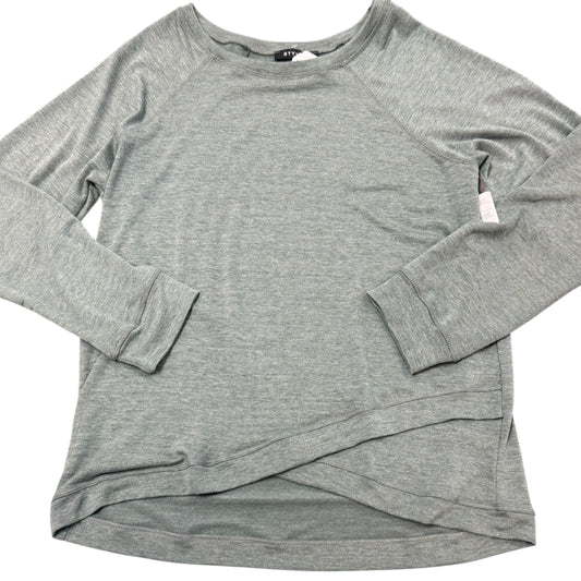 HEATHERED GREEN CREWNECK CROSSOVER SWEATSHIRT NWOT 2X