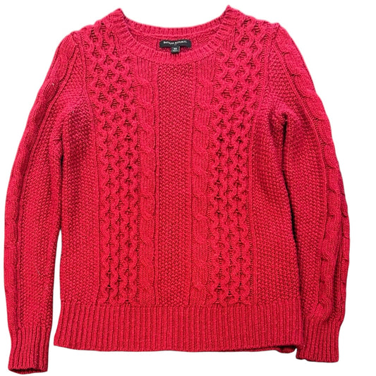 BANANA REPUBLIC RED KNIT SWEATER XS