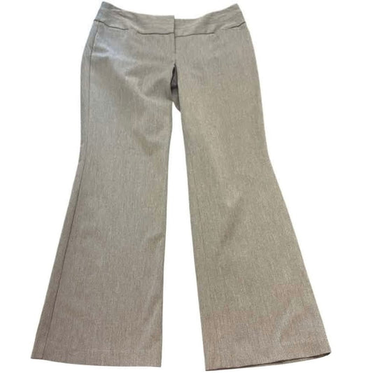 EXPRESS GRAY EDITOR TROUSERS 114 SZ 8 REG