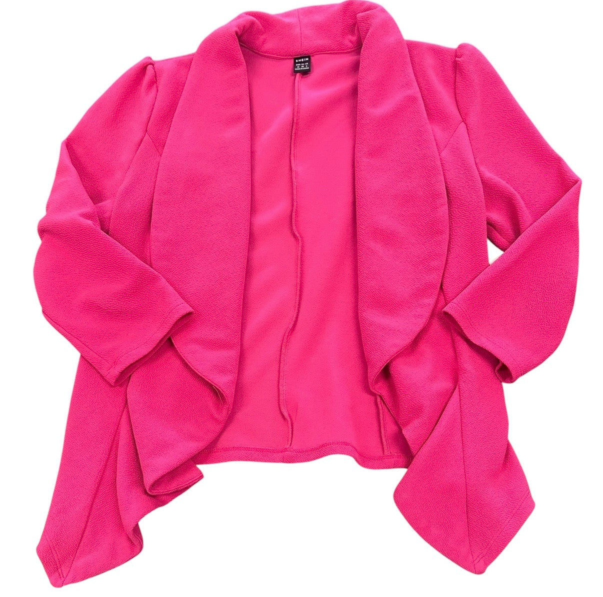 SHEIN PINK OPEN BLAZER 239 MEDIUM
