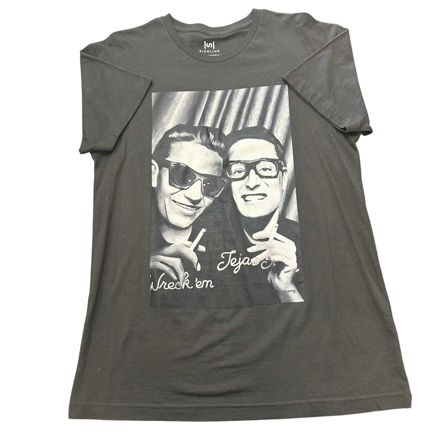 SIDELINE TEXAS TECH BUDDY HOLLY T-SHIRT 100 MEDIUM