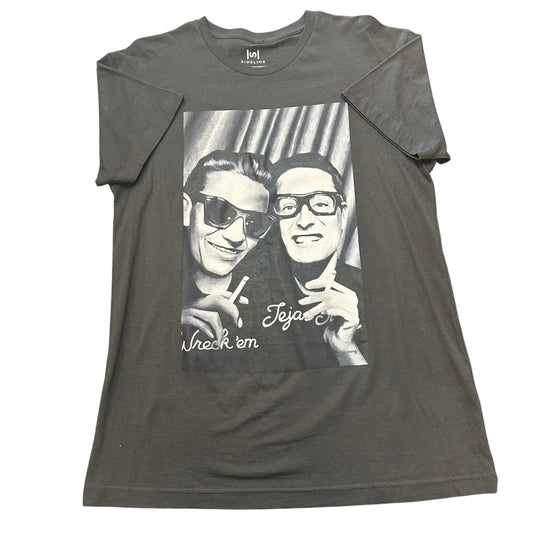 SIDELINE TEXAS TECH BUDDY HOLLY T-SHIRT 100 MEDIUM