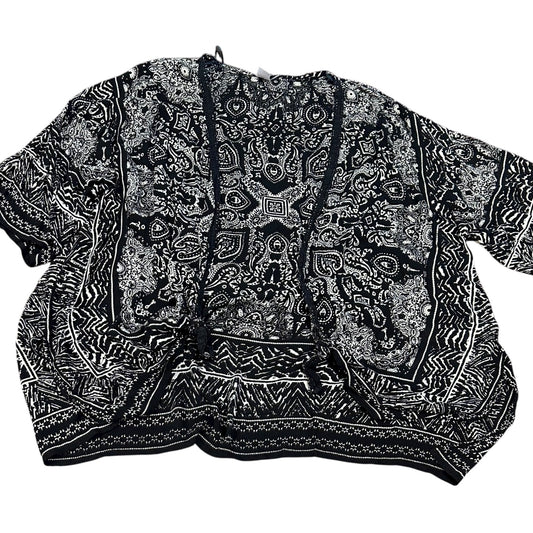 BILA BLACK WHITE KIMONO 230 XL-3XL