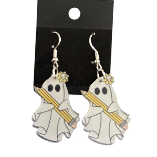 GHOST W PENCIL EARRINGS 100