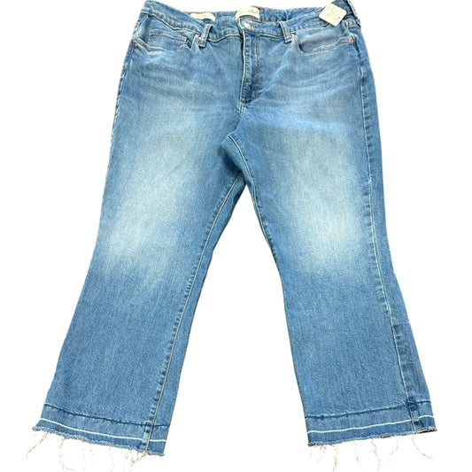 UNIVERSAL THREADS BLUE ANKLE BOOTCUT JEANS 8 Sz 14