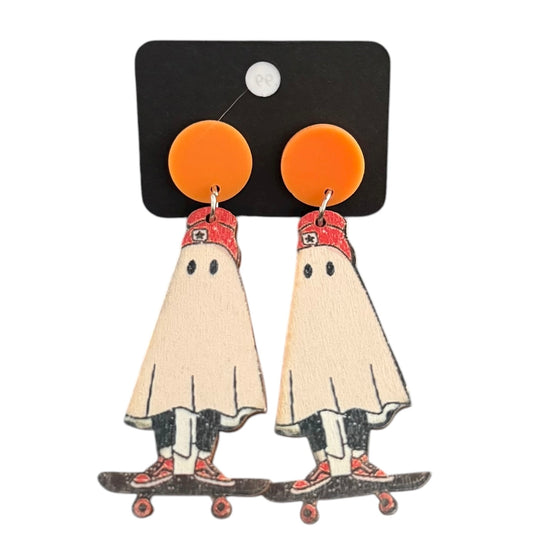 SKATER GHOST EARRINGS 100