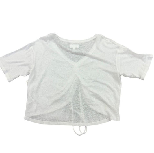 EVERY WHITE CROPPED TOP 122 XS - RUNS BIG