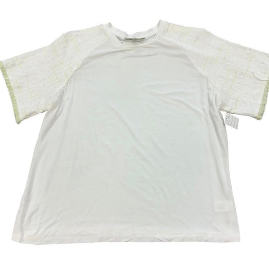 RYEGRASS TWEED SLEEVED TEE 26 NWOT LARGE