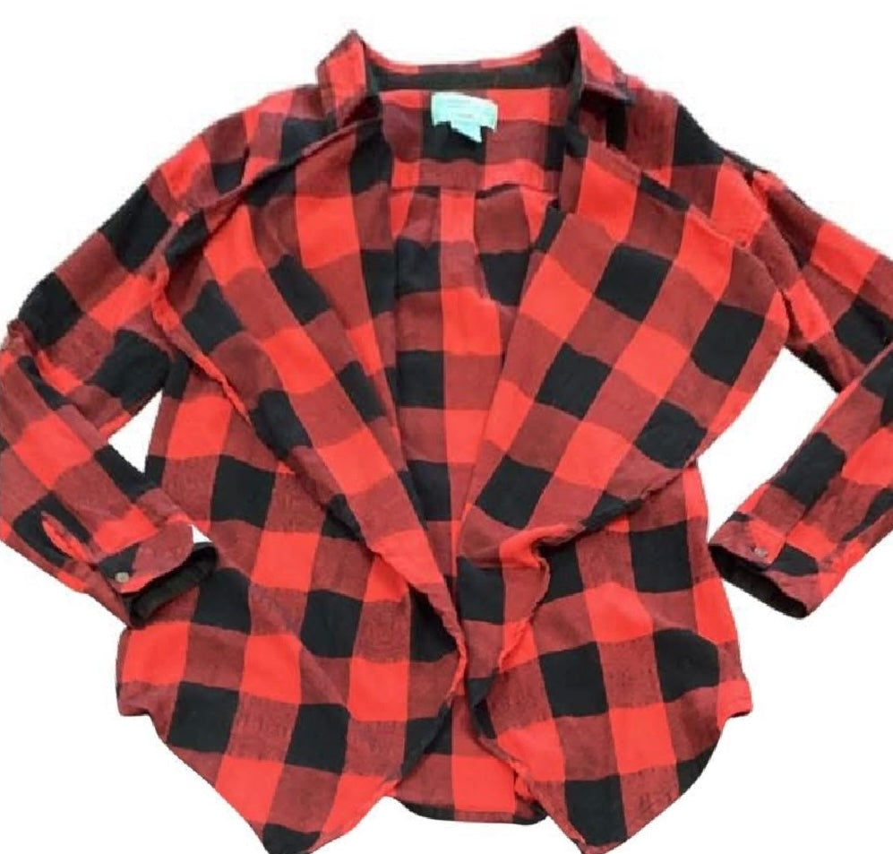 TASHA POLIZZI BUFFALO BLACK OPEN CARDIGAN 100 SMALL