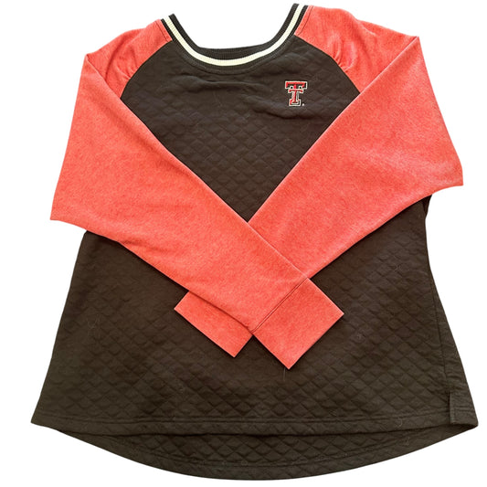 ANTIGUA TEXAS TECH RED BLACK QUILTED SWEATSHIRT 100 XXL