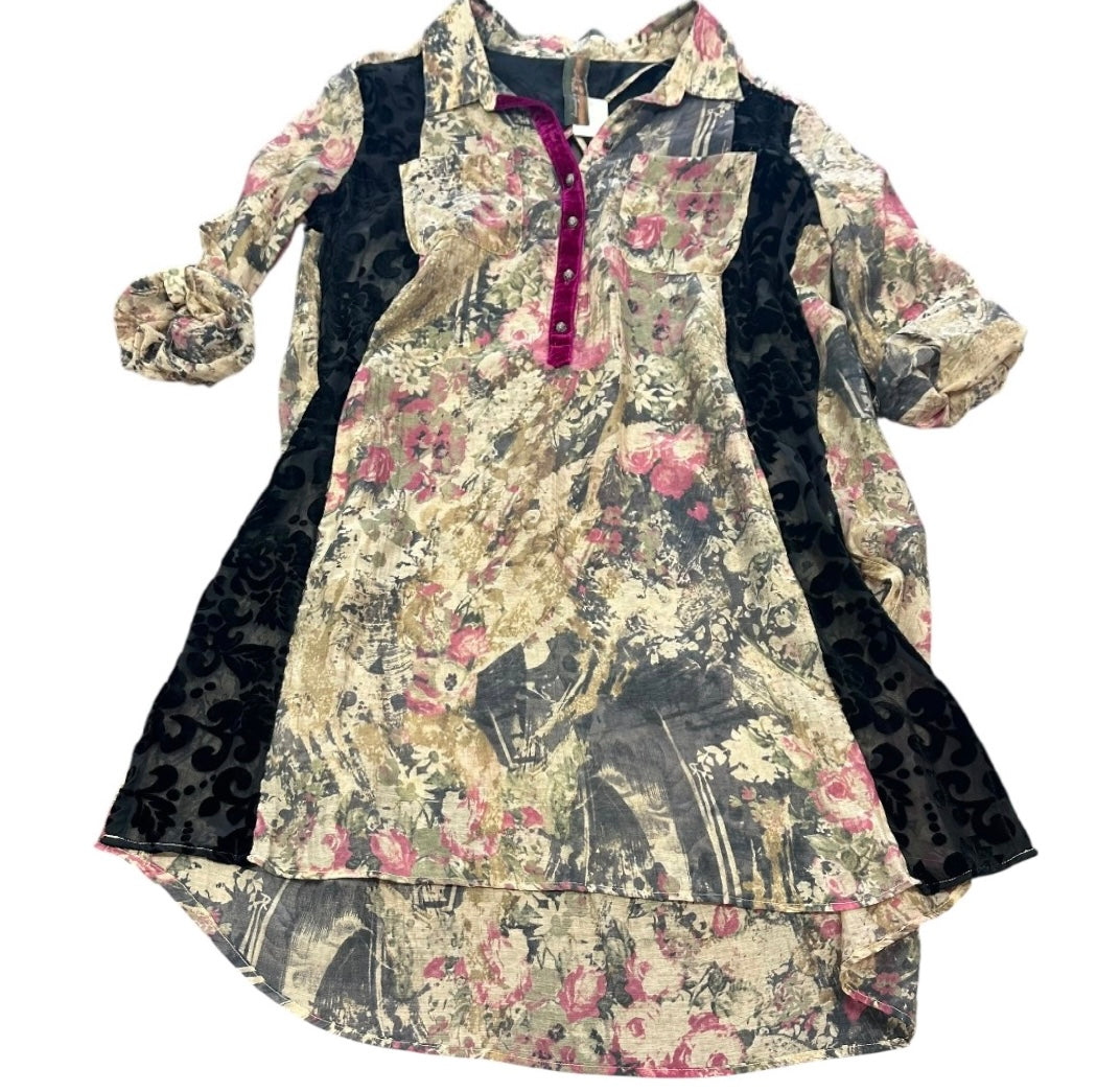 ARATTA SILENT JOURNEY BUTTON UP DUSTER 100 LARGE