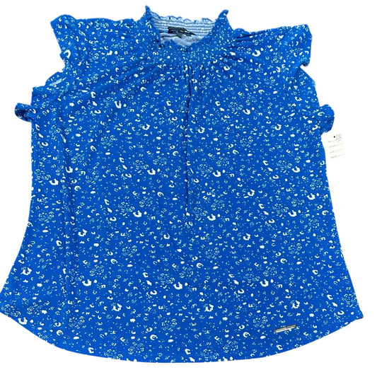 ADRIENNE VITTADINI BLUE BLOUSE 232 XL