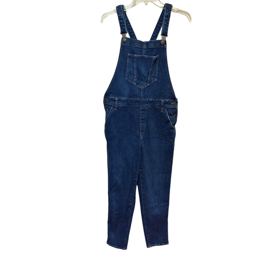 OLD NAVY DENIM BLUE JEAN OVERALLS - Sz 8 -100