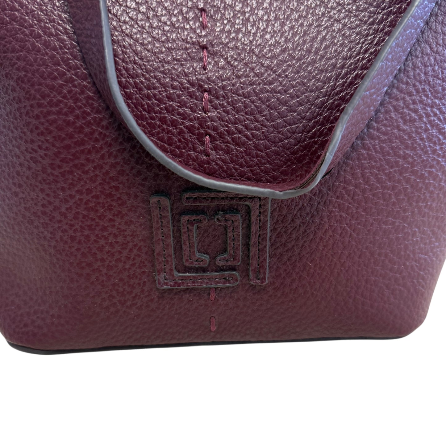 LIZ CLAIBRONE MARINA SHOPPER TOTE BAG MAROON 39