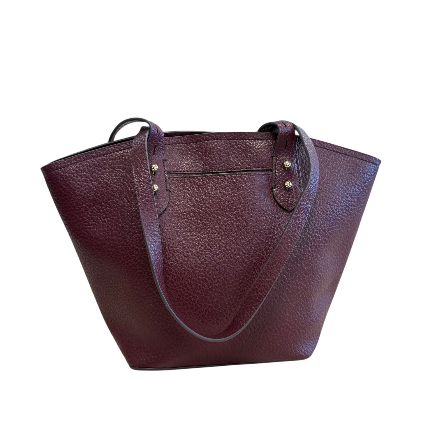 LIZ CLAIBRONE MARINA SHOPPER TOTE BAG MAROON 39
