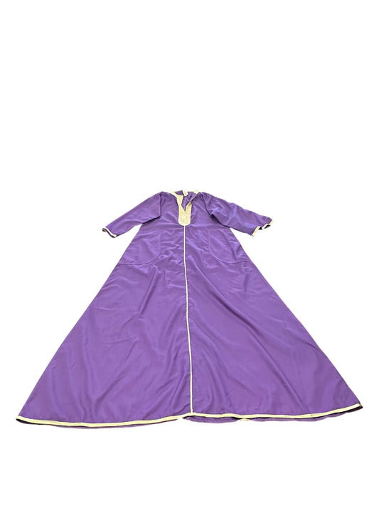 MOROCCO DESIGN PURPLE VINTAGE KAFTAN DRESS 228 LARGE