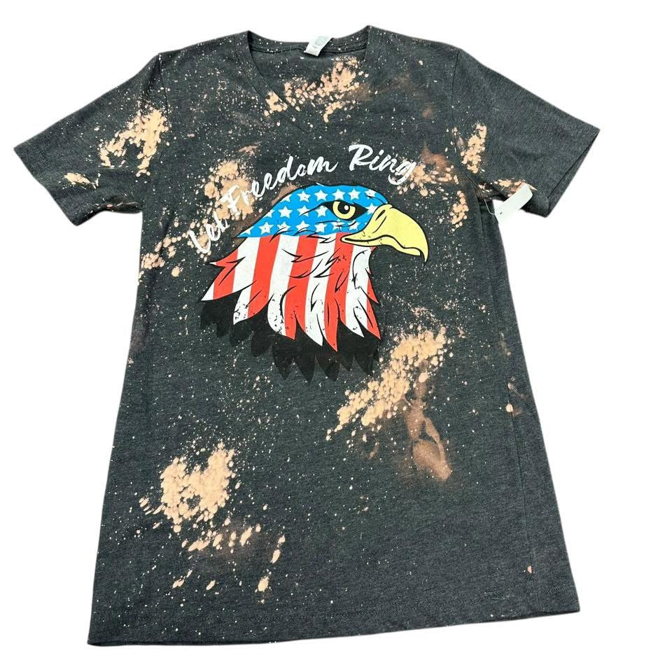 LET FREEDOM RING BLEACHED 100  SMALL