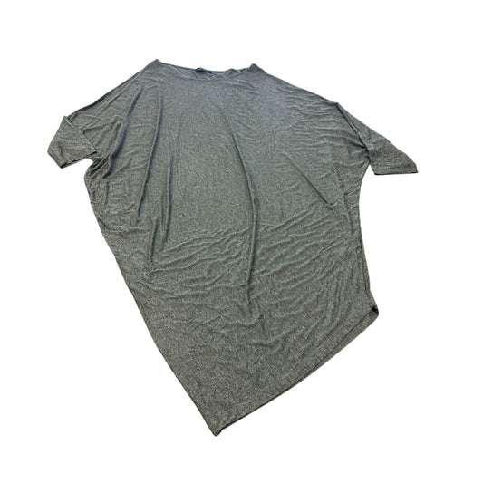 RAE MODE ASYMMETRICAL GRAY TUNIC TOP 234 LARGE