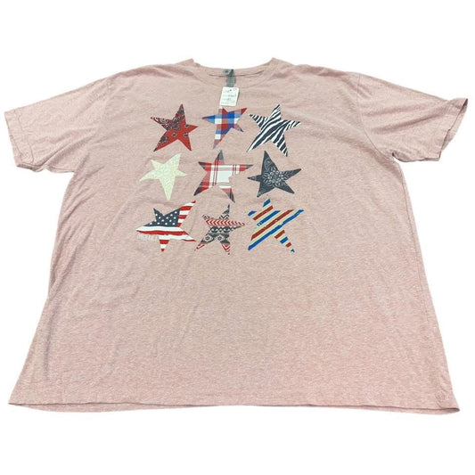 STARS RED T-SHIRT 54  XXL