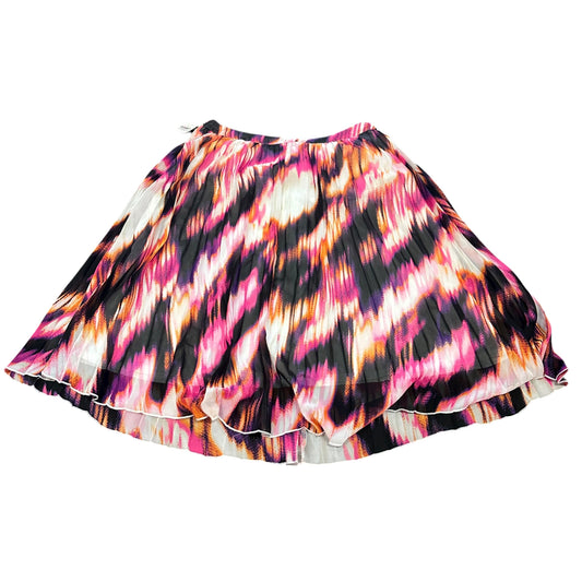 WORTHINGTON COLORFUL PLEATED SKIRT 2 Sz 10