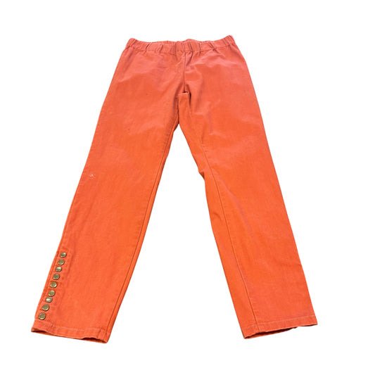 SOFT SURROUNDINGS ORANGE PULL ON PANTS 100 LARGE TALL