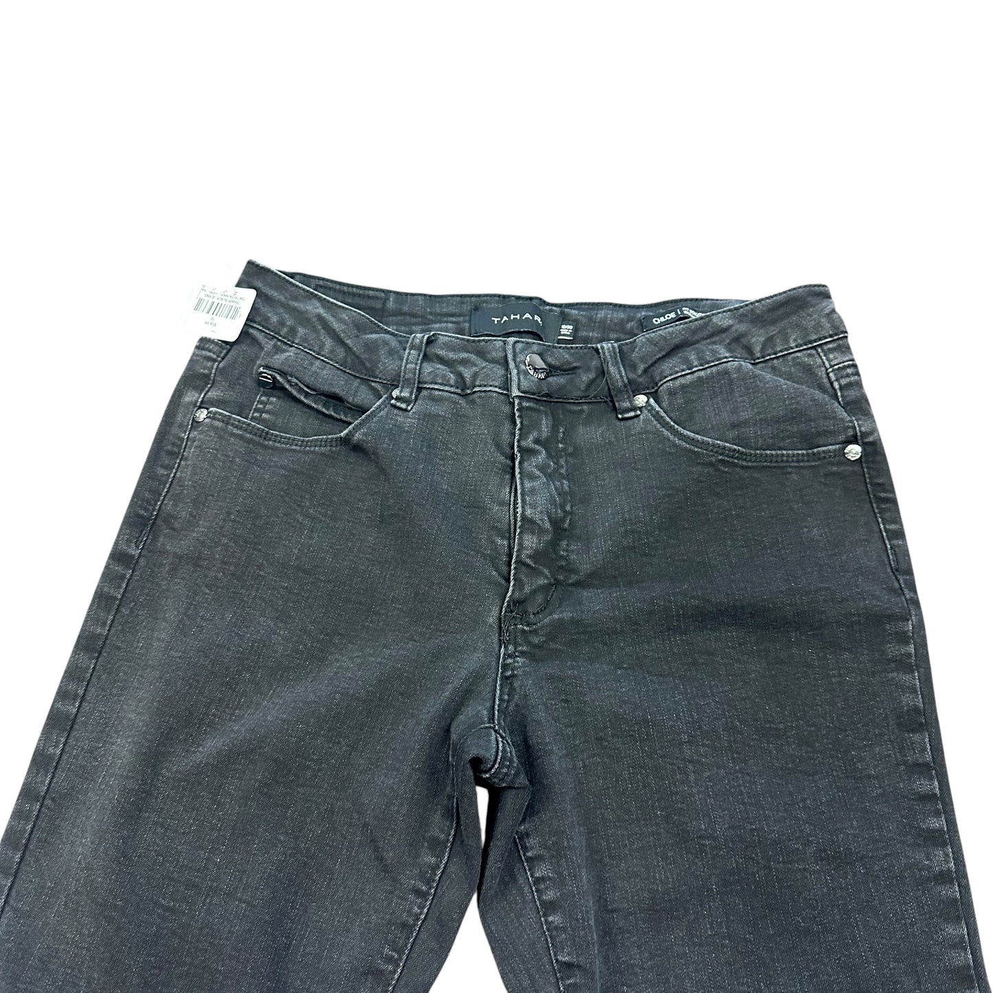 TAHARI BLACK CHLOE FIT SOLUTION SKINNY JEANS 84 SZ 10/30