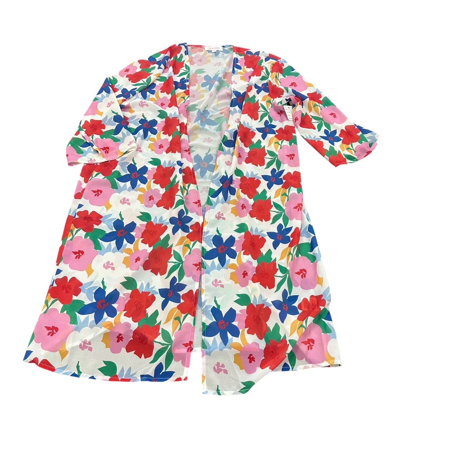 JESS LEA FLORAL DUSTER KIMONO 49 OSFM