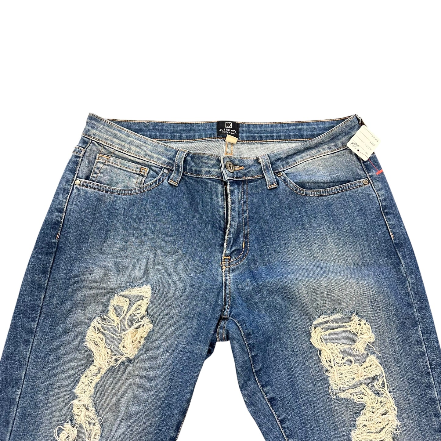 JUST BLACK DISTRESSED DENIM BLUE JEANS 228 Sz 30