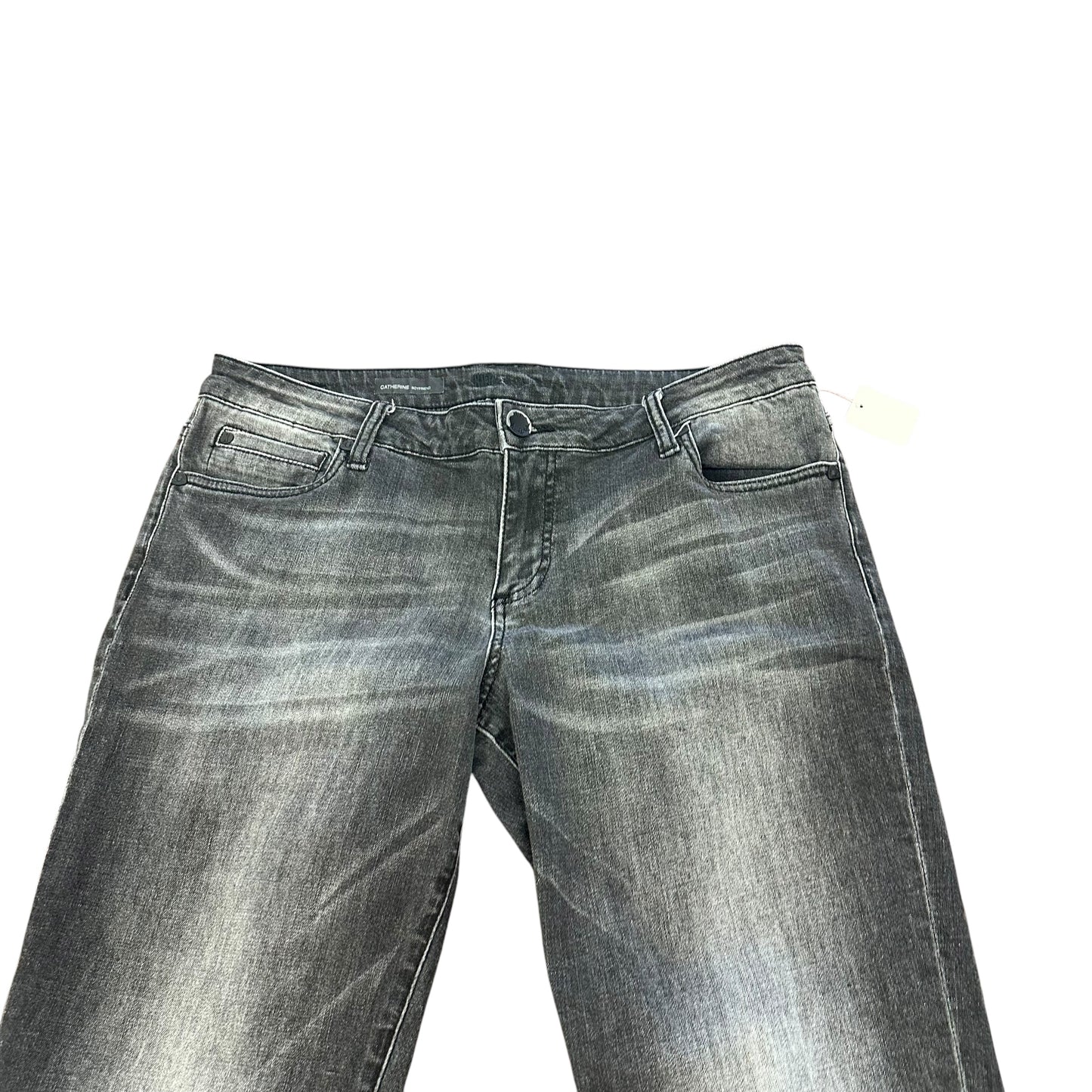 KUT THE KLOTH CATHERINE BOYFRIEND BLACK JEANS 100 Sz 12