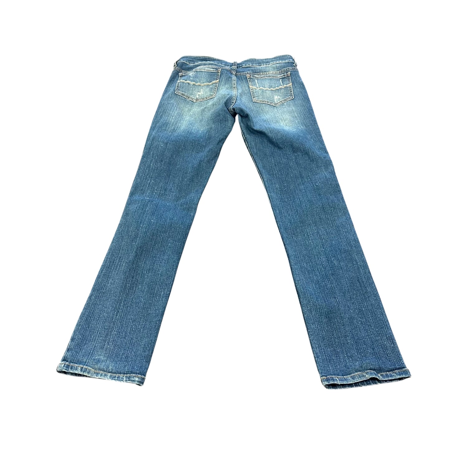 WAX JEANS DISTRESSED BLUE DENIM 228 Sz 11