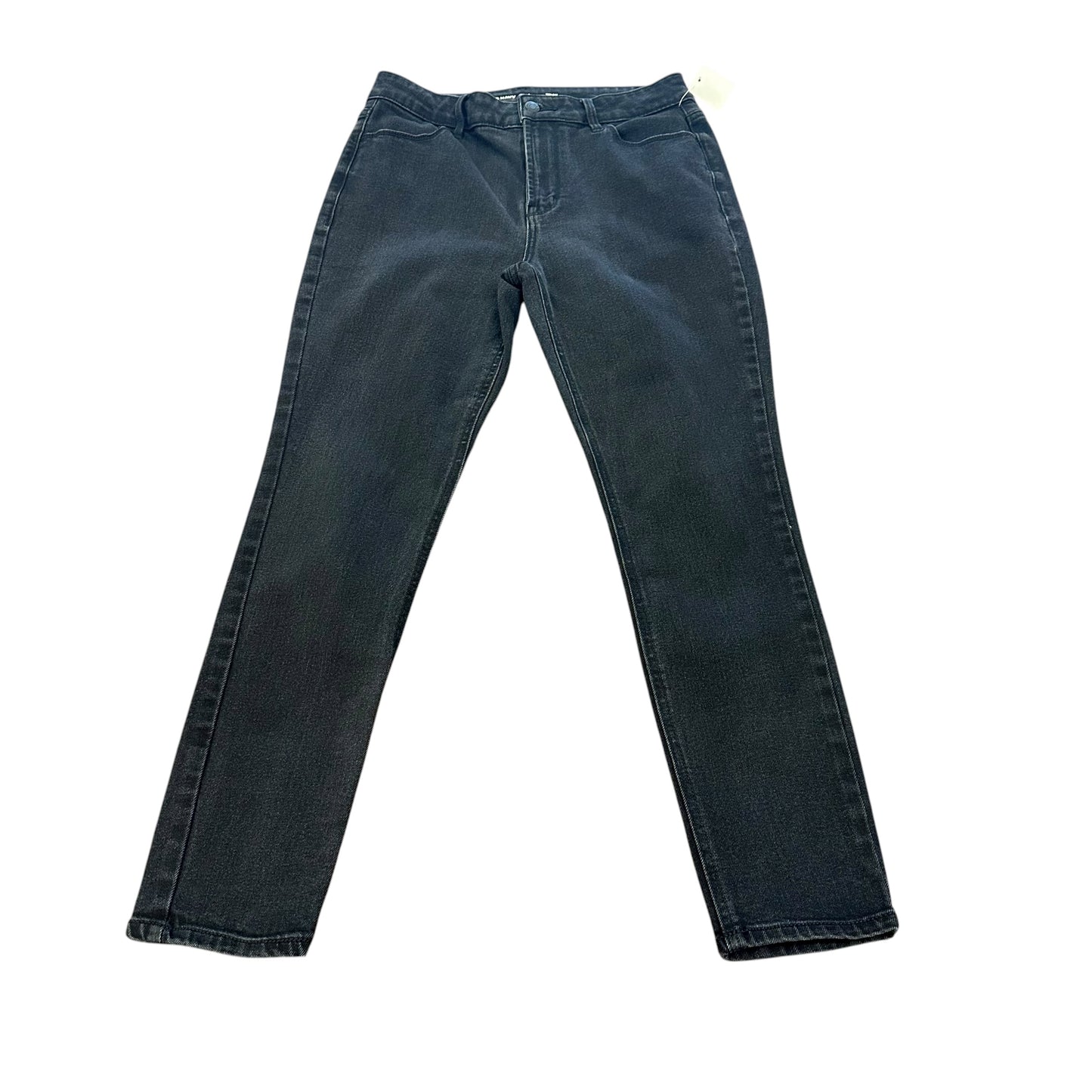 OLD NAVY WOW HIGH RISE SUPER SKINNY BLACK JEANS 39 Sz 10 SHORT