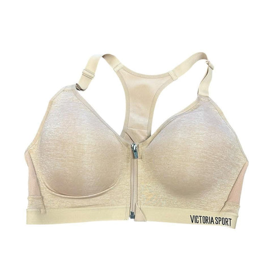 VICTORIA SECRET BEIGE SPORTS BRA 122 LIKE NEW 36D