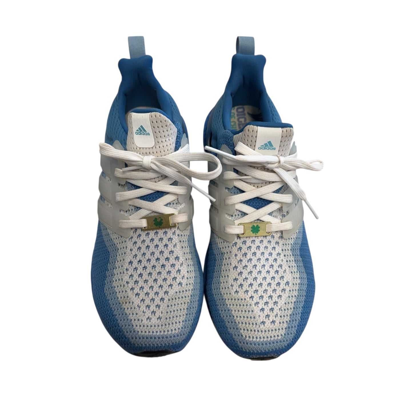 ADIDAS ULTRA BOOST BLUE SOCK SNEAKERS 112 SZ 9.5
