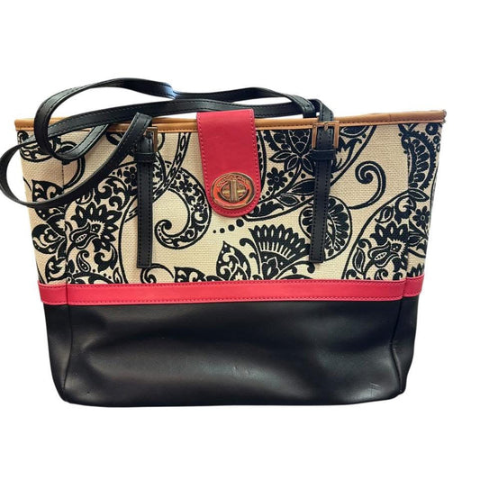 SPARTINA 449 STRACHAN TURN KEY CLASSIC MEDIUM TOTE 217