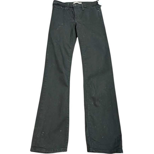 LEVI STRAUSS 314 SHAPING STRAIGHT BLACK DENIM JEANS 233  Sz 28  $16.99