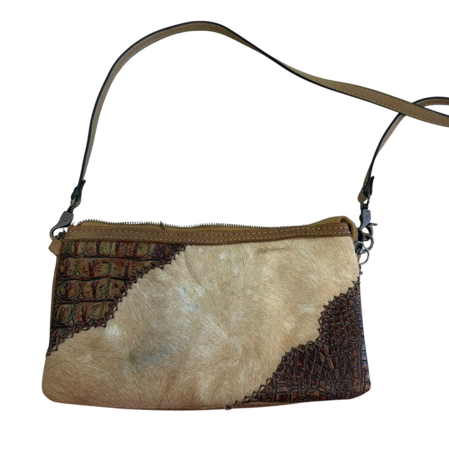 LEATHER CROSSBODY SMALL COWHIDE PURSE 100