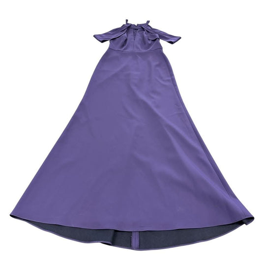 BCBG PURPLE FULL LENGTH FORMAL DRESS 100 Sz 6