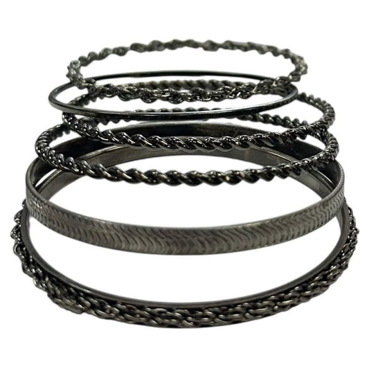 6 SILVER BRACELET SET 200