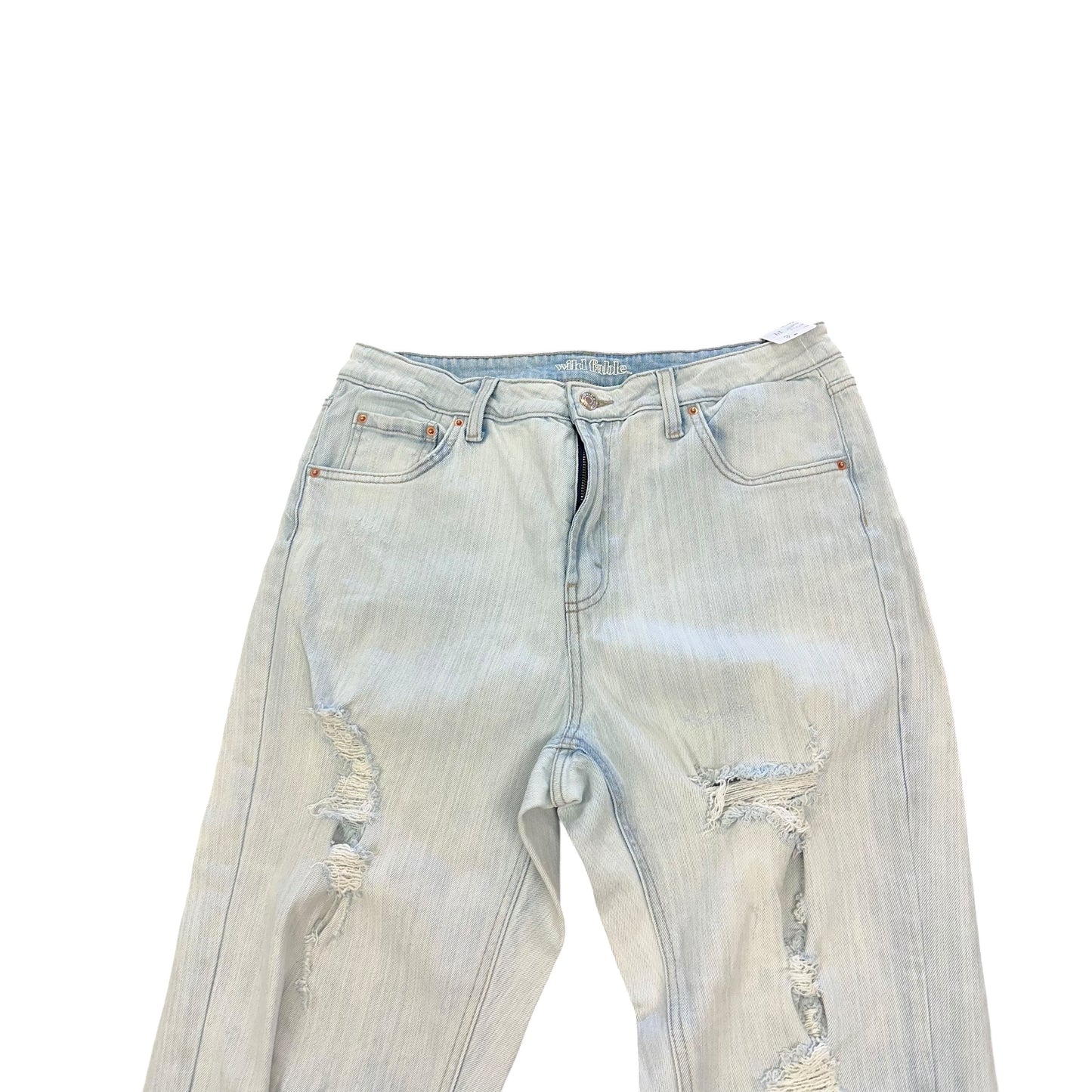 WILD FABLE HIGH RISE LIGHT WASH STRAIGHT JEANS 8 Sz 14
