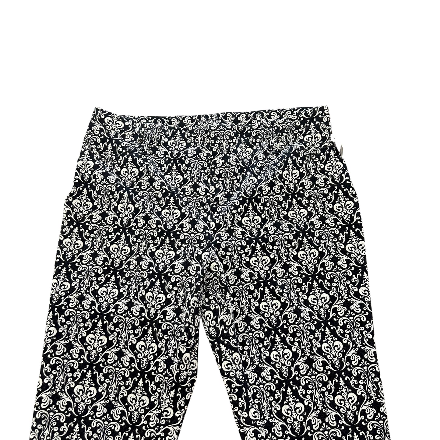 TERRA SKY BLACK WHITE PULL ON JEGGINGS 85 1X