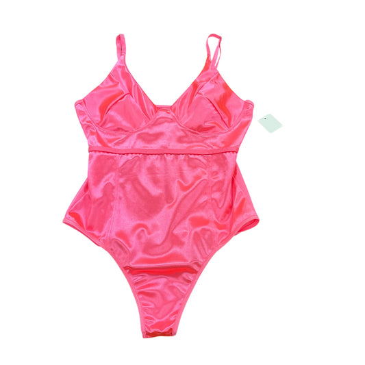 PINK BODYSUIT 100  MEDIUM
