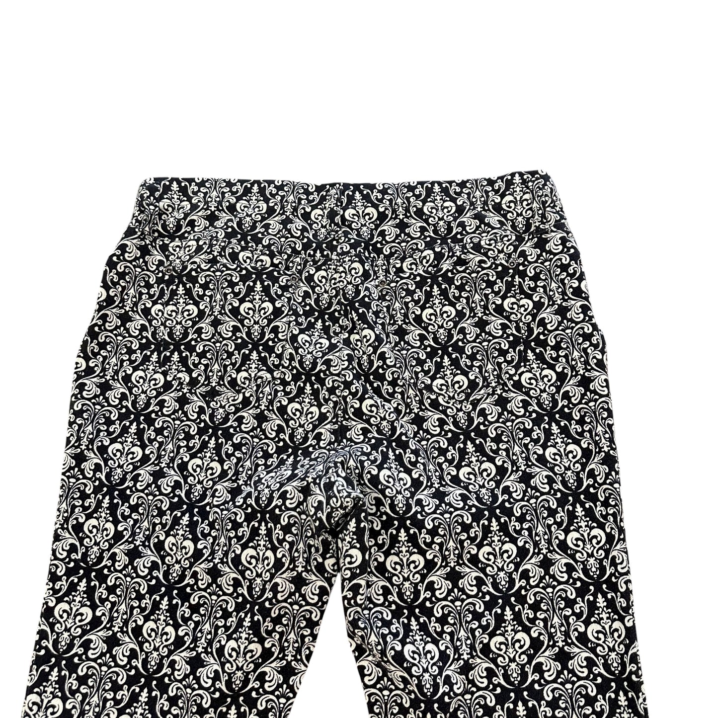 TERRA SKY BLACK WHITE PULL ON JEGGINGS 85 1X